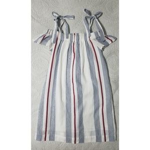 Off Shoulder Linen Dress